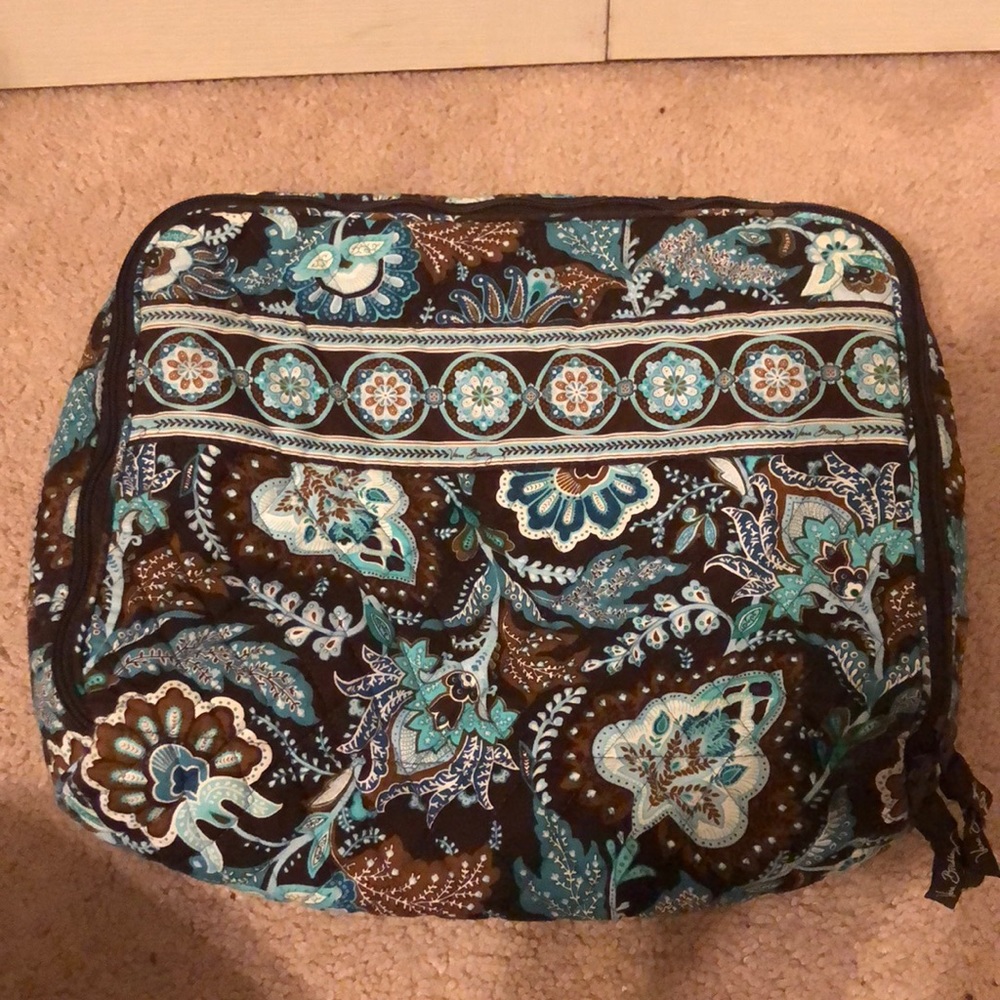 Large Java Blue cosmetic bag